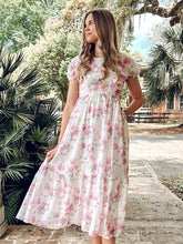 Darling Lace Up Back Dress | Pink