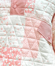 Quilted Floral Quarter Top | Pink