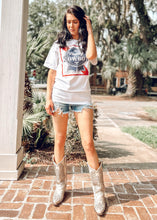 Howdy Cowboy Tee | White