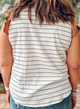 Cora Stripped Top | Camel/Ivory