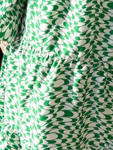 picture 3 print of Take It Geo Dress | Green 