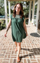 picture 1 girl wearingInto The Wind Dress | Green