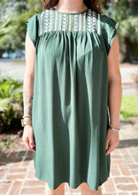 picture 4 girl wearing Into The Wind Dress | Green