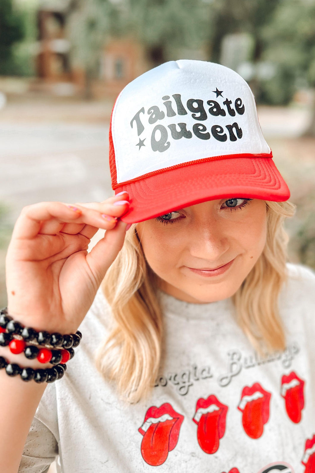 picture 1 Tailgate Queen Hat | Red