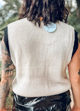 picture 3 back of DAWGS Sweater Vest | White