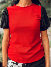 Go Team Waffle Top | Red