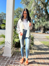 Colorblock Corduroy Jacket | Sage