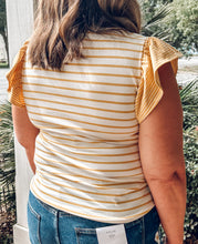 Port Honey Striped Top | Honey