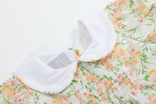 Floral Smocked Collared Dress | Mint