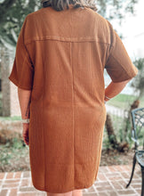 picture 3 Waffle Knit Dress | Camel