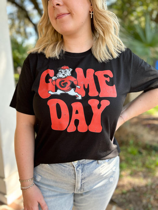 picture 1 Bulldog GameDay Tee | Black