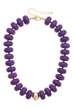 San Sebastian Beaded Resin Necklace: Red