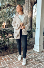 Patch Pocket Chenille Cardigan | Sand