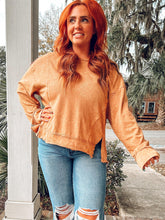 Washed Curvy Cowgirl Top | Ginger