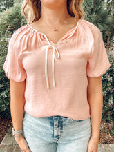 Draw String Detail Top| English Rose