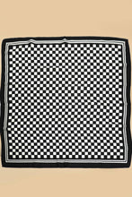 Checkered Bandana Scarf | Black