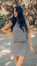 Gingham Top + Skort Set | Black