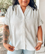 Recess Striped Top | Grey