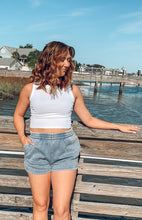 Washed Dolphin Shorts | Blue