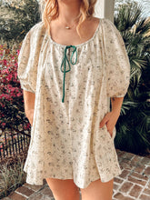 Finn Floral Oversize Romper | Cream
