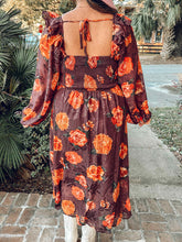 Winnie Floral Maxi Dress | Wine