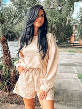 Western Print Lounge Set | Taupe