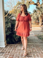 Serenity Curvy Dress | sunset