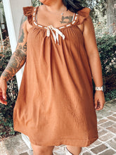 Sweet Ribbon Dress | Brown
