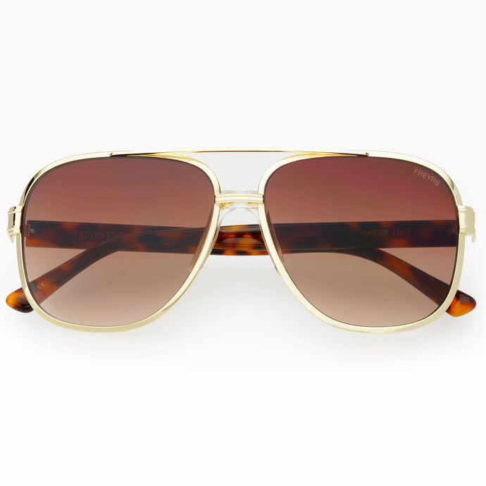Carter Unisex Aviator | Brown