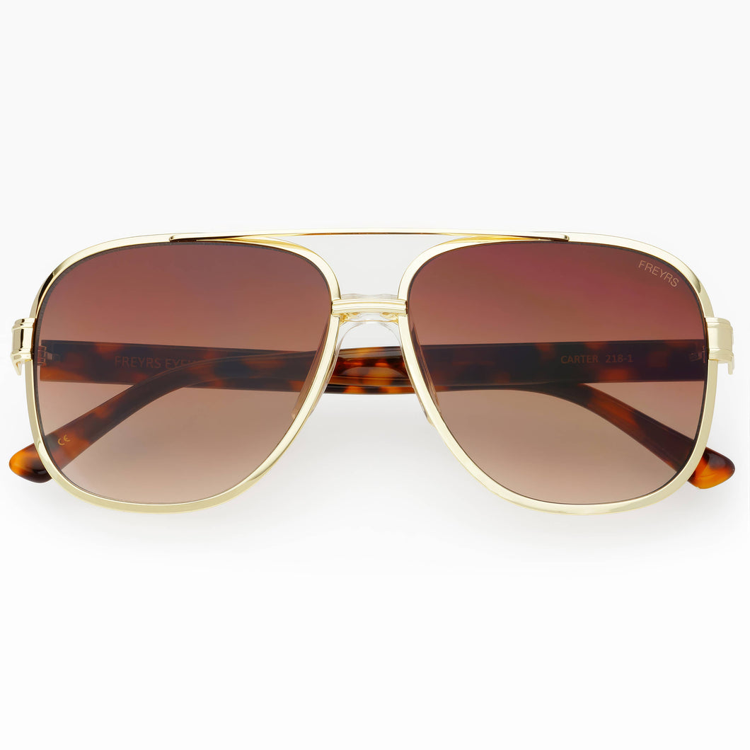 Carter Unisex Aviator | Brown