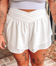 Overlap Active Shorts | White