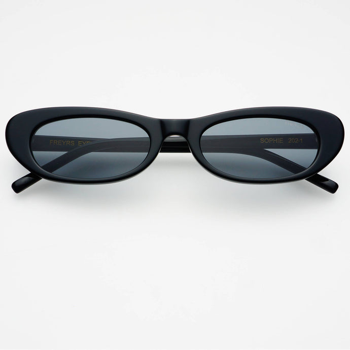 Sophie Acetate Cat Eye Womens Sunglasses  : Black