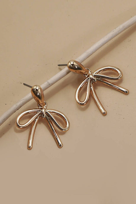Bow Teardrop Earrings