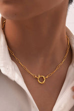 Circle Link Chain Necklace | Gold