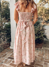Audrey Corset Floral Maxi | Pink