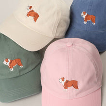 Bulldog Embroidery Cotton Baseball Cap