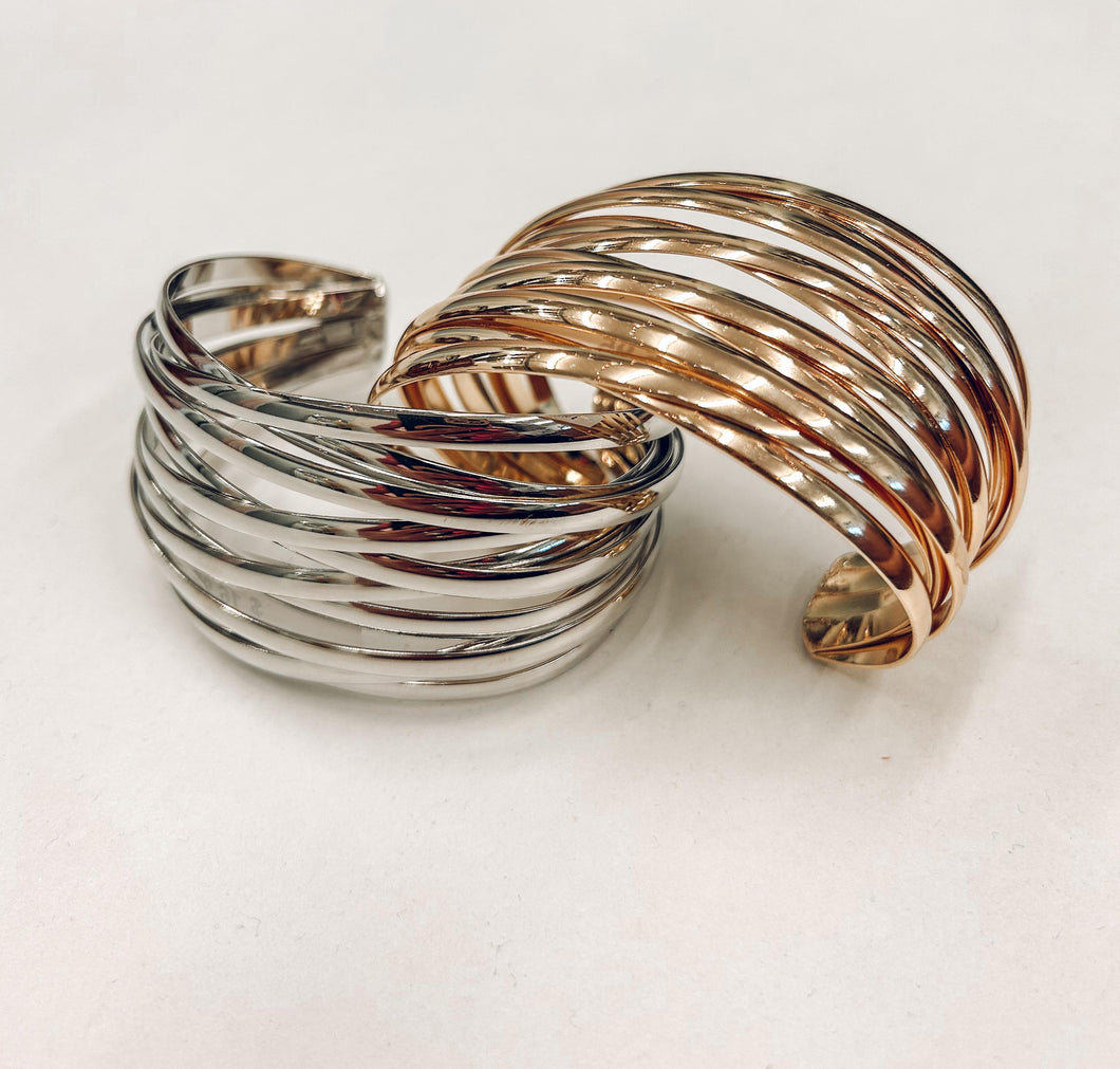 Stacked Bangle | 2 Colors