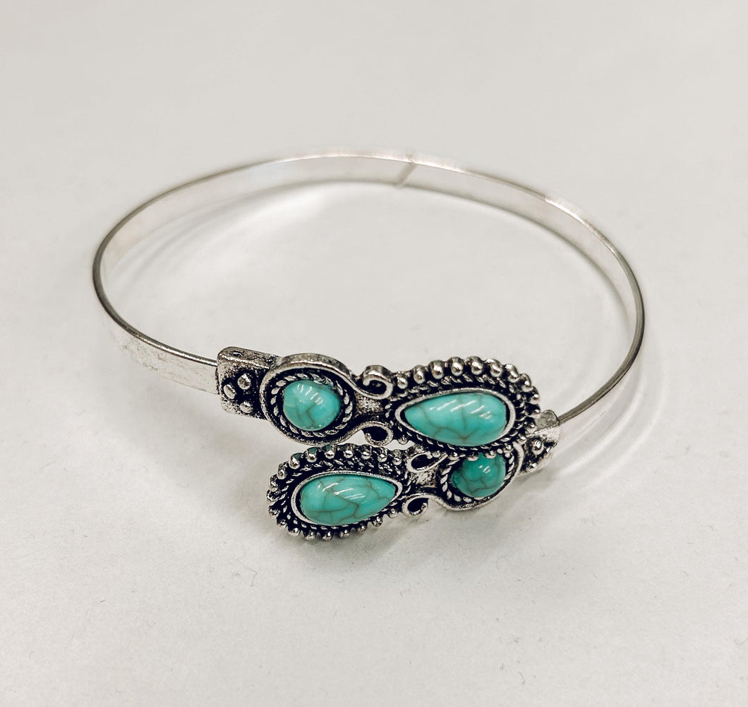 Turquoise Conch Bangle