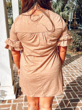 Heathered Pocket Dress | Taupe