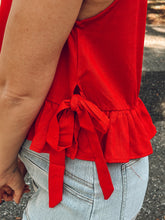 Firecracker Tie Tank | Red