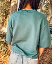 Scuba Boxy Top | Teal