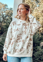 Western Scene Sweatshirt | White