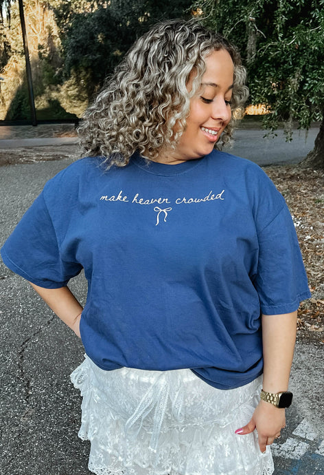 Make Heaven Crowded Tee | Denim