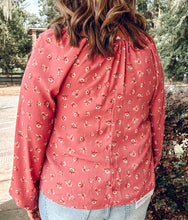 Fall Floral Smocked Babydoll Top | Mauve