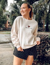 Bend + Snap Embroidered Football | Cream