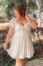 Floral Tiered Mini Dress | Small-Curvy
