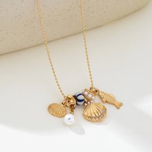 Nautical Charm Ball Chain Necklace