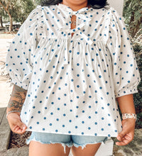 Dreaming Dot Top | Navy White