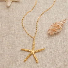 Starfish Statement Necklace | Gold