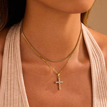 Cross Rhinestone Necklace